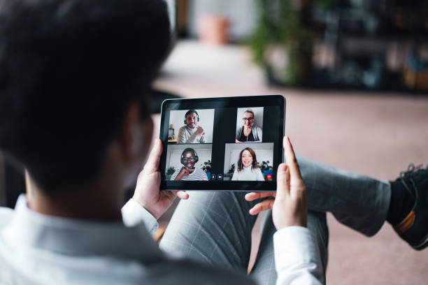 istock An Unrecognizable Businessman Having A Video Call On His Tablet 1649045010