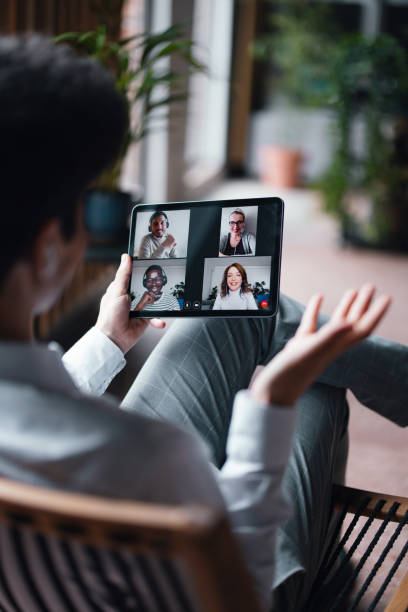istock An Unrecognizable Businessman Talking While Having A Video Call On His Tablet 1649045013