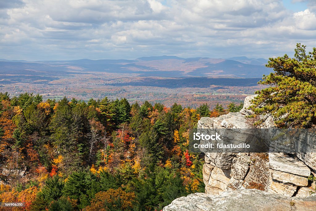 Outono cores no vale Hudson-nova-iorque - Royalty-free Montanhas Catskill Foto de stock