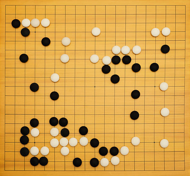 istock Game of go top view 164906320