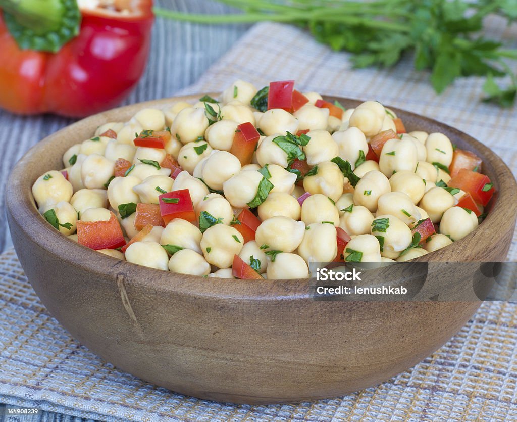 Salade de pois chiches - Photo de Aliment libre de droits