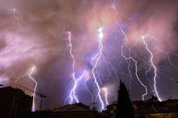 istock Lightning in Verona, Italy. 1649086530
