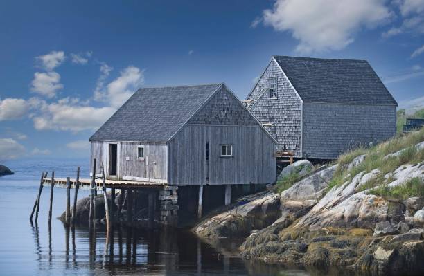 istock Fishing Gear Storage Buildings 1649101647