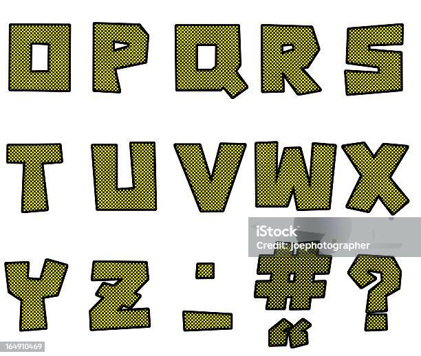 Pop Art Alfabet Oz - zdjęcia stockowe i więcej obrazów Alfabet - Alfabet, Fotografika, Horyzontalny