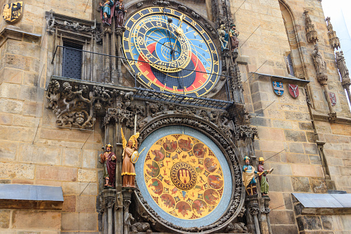 Prague astronomical clock or Prague Orloj is a medieval astronomical clock attached to the Old Town Hall in Prague, Czech Republic
