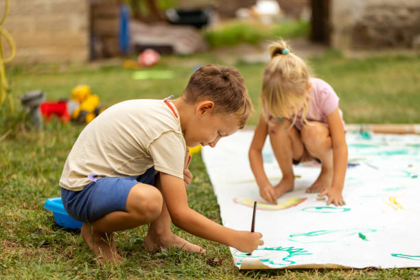 istock Children being creative in the backyard 1649175978