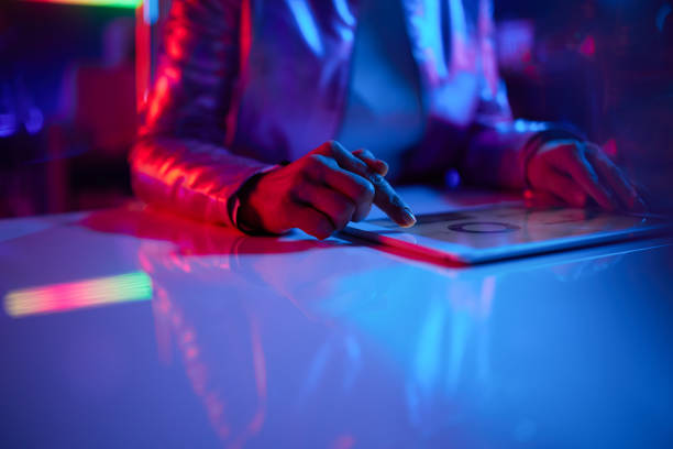 istock Closeup on female with tablet PC in office 1649176526