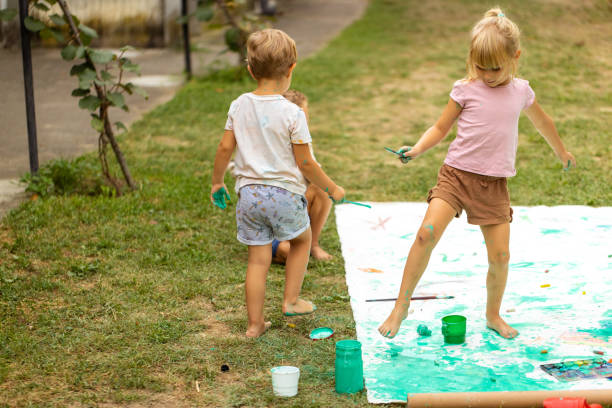istock Watercolors are so fun for children 1649180244