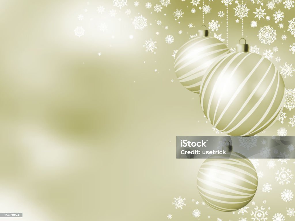 Elegante Cartão de Natal com bolas.  EPS 8 - Royalty-free Alegria arte vetorial
