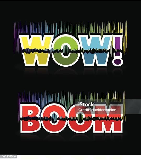 Вау Boom Explotando — стоковая векторная графика и другие изображения на тему Абстрактный - Абстрактный, Бомба, Бомбардировка