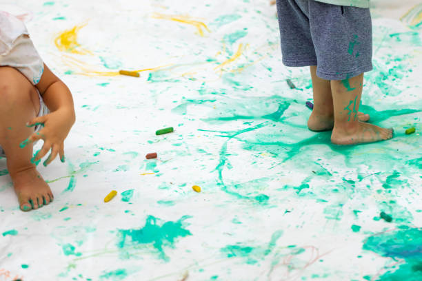 istock Watercolors are so fun for children 1649208543