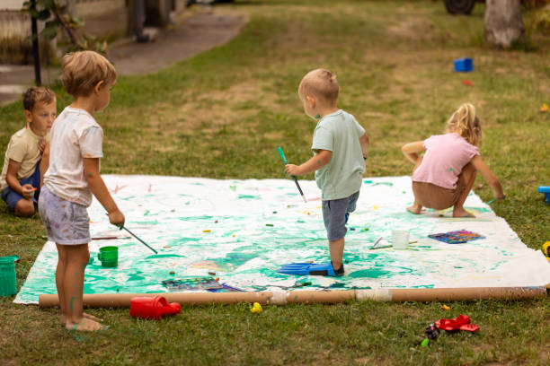 istock Family of three having fun in the backyard 1649208546