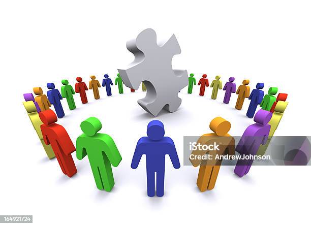 Circle Of People Stock Photo - Download Image Now - Adult, Adults Only, Business