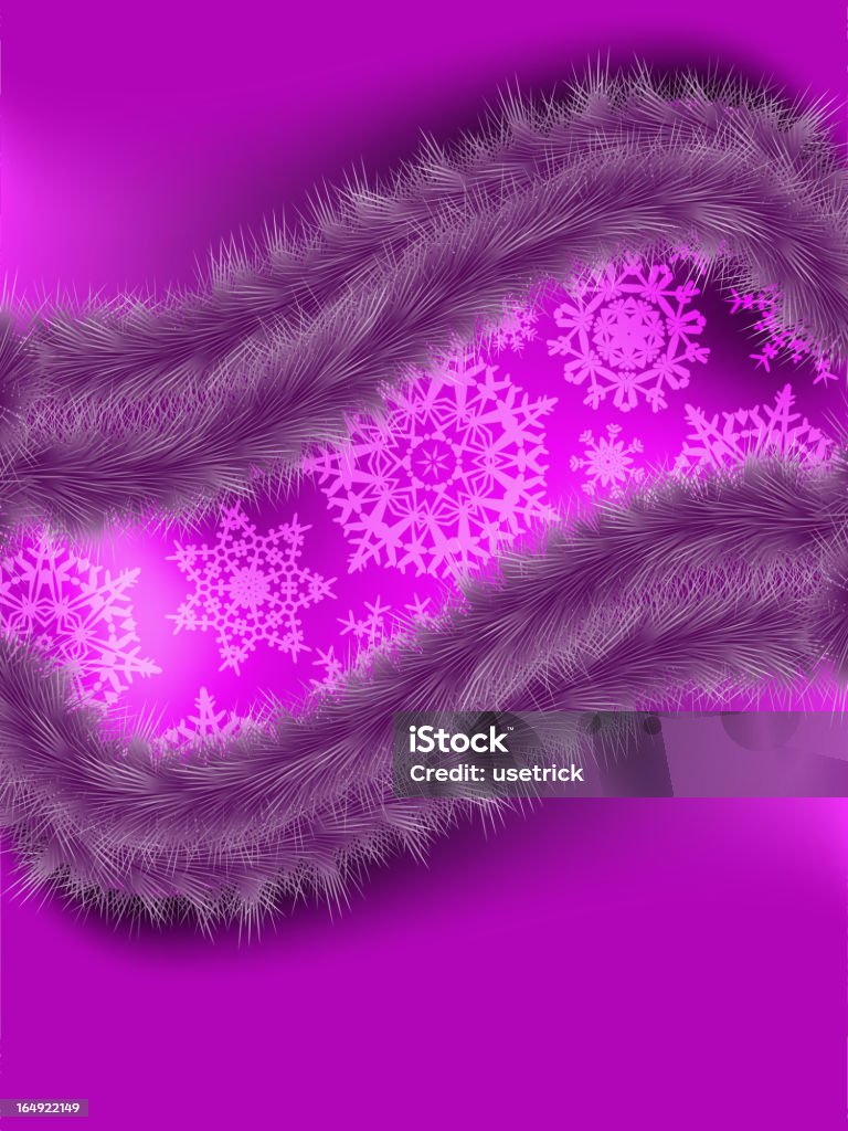 Tarjeta de Navidad con snowflakes background.  EPS 8 - arte vectorial de Abeto libre de derechos