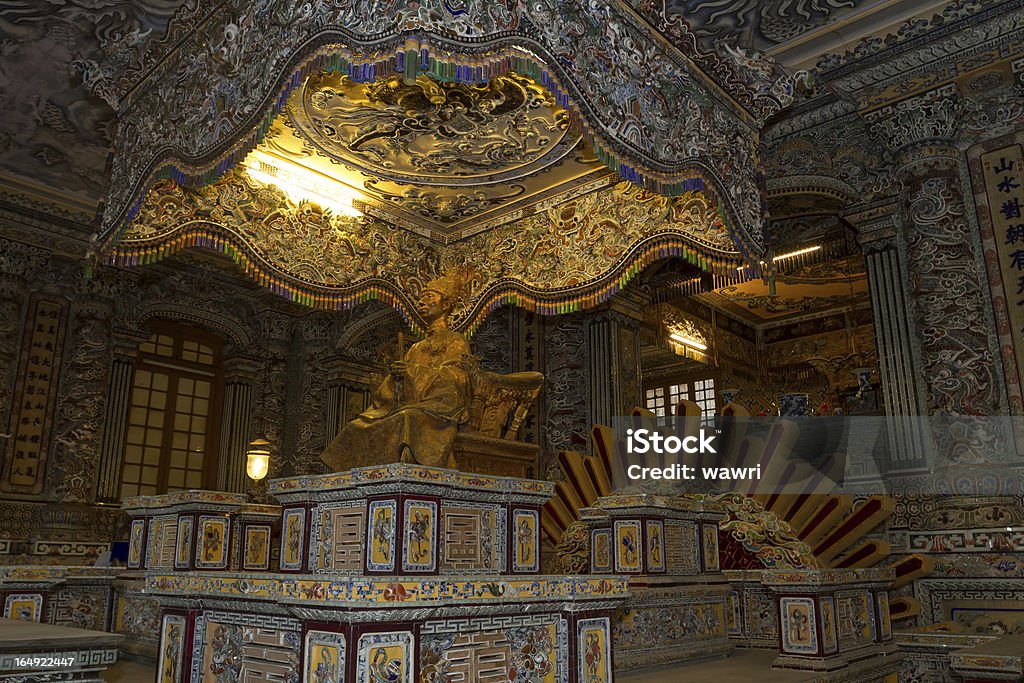 Tomba di Khai Dinh complessi - Foto stock royalty-free di Ambientazione esterna