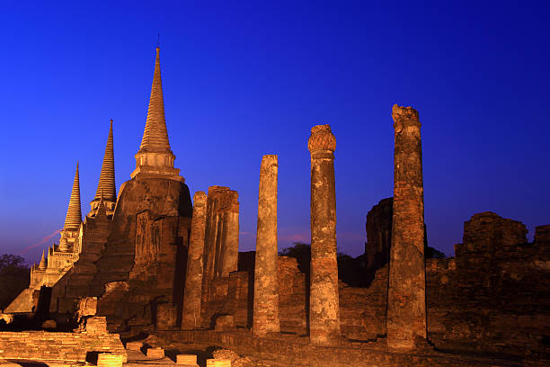 wat phra si sanphet-tempel - sanphet palace stock-fotos und bilder