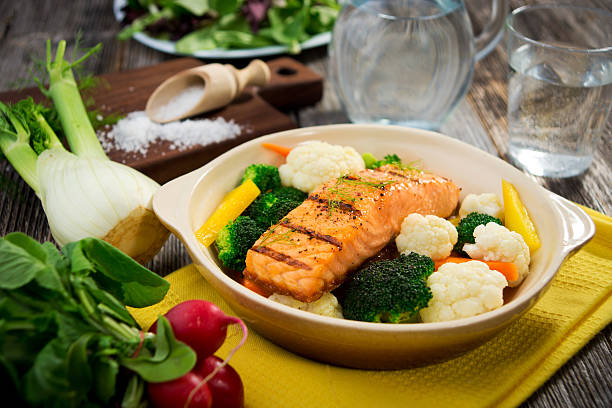 istock Fillet of salmon 164922715