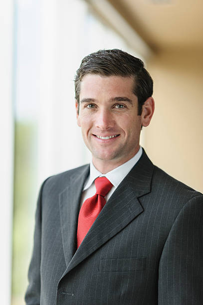 istock Optimistic Corporate Businessman Portrait 164923388