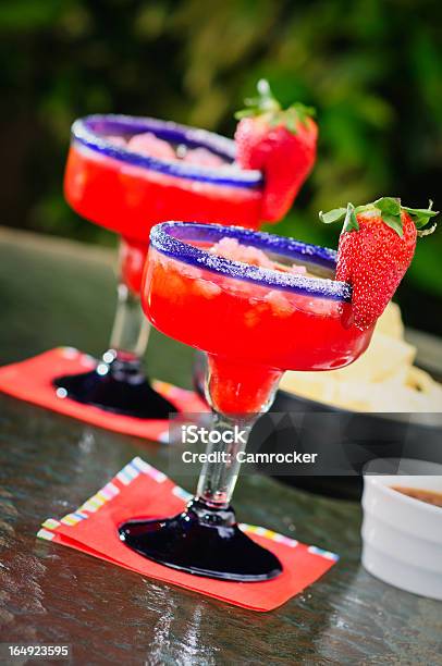 Frozen Margaritas Stock Photo - Download Image Now - Frozen Drink, Strawberry, After Work