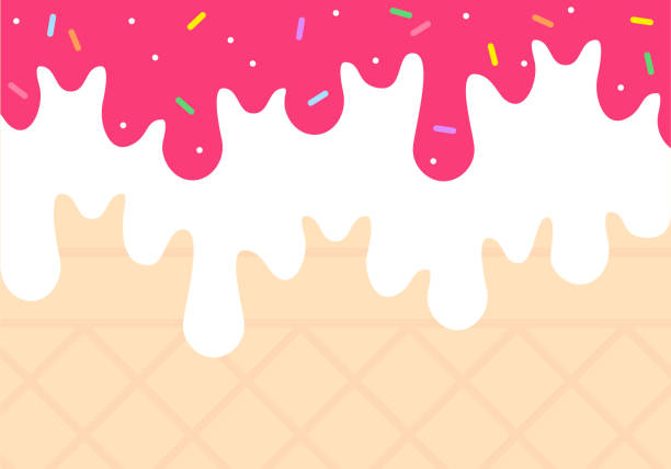 ilustrações de stock, clip art, desenhos animados e ícones de pink delicious tasty abstract background. decoration banner themed lol surprise doll girlish style. invitation card template. colorful confetti sprinkle pattern wallpaper - pink background frame femininity pink