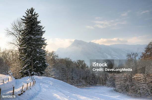 Winter Morning In The Alps Stock Photo - Download Image Now - Austria, Central Europe, Color Image