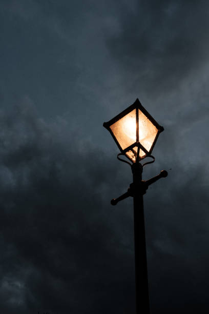 A Street Lamp in London. Dusk