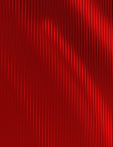 Red Background Wavy chrome colored surface background