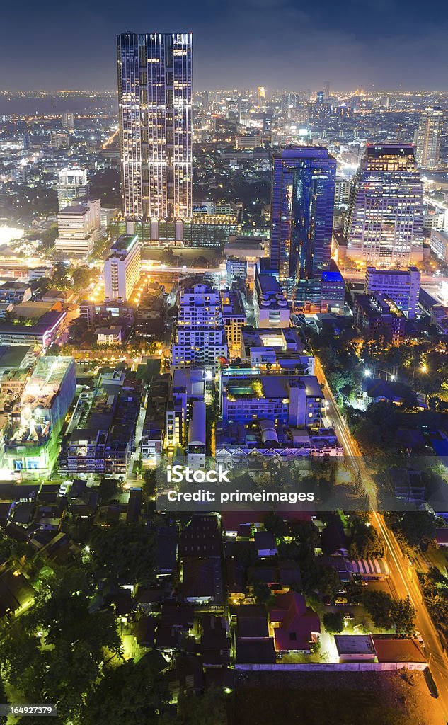 Vue panoramique du paysage urbain de Bangkok, en Thaïlande - Photo de Admirer le paysage libre de droits