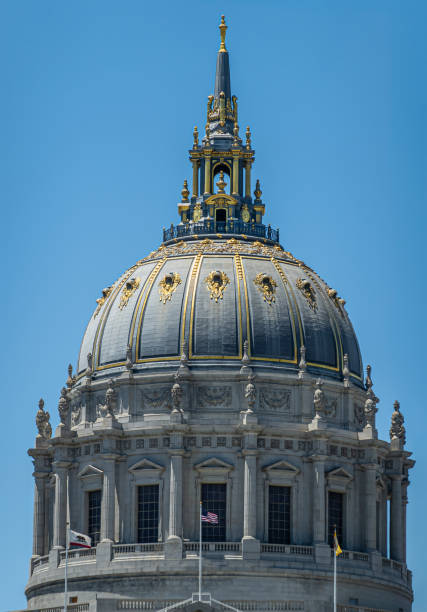 istock City Hall dome ast side closeup, San Francisco, CA, USA 1649277727