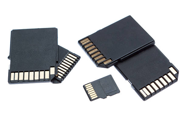 istock Group of different memory card storage. On a white background. 164928325