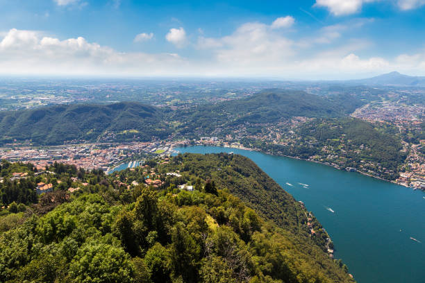istock Panoramic view of lake Como in Italy 1649291250