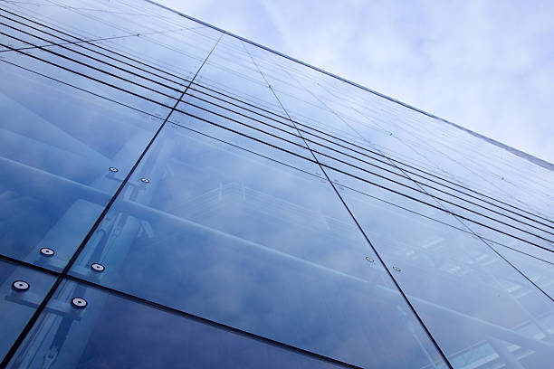 istock blue modern facade of office building 164932544