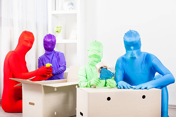 istock Color Family Moving Into New House. 164934441