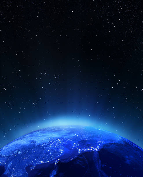 istock Japan and China at night 164934496