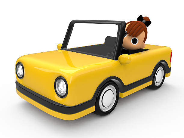 вождение автомобиля - toy full length one person convertible стоковые фото и изображения