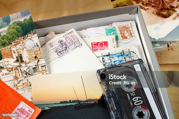 Box Filled With Memories Stock Photo - Download Image Now - Nostalgia, Memories, Box - Container