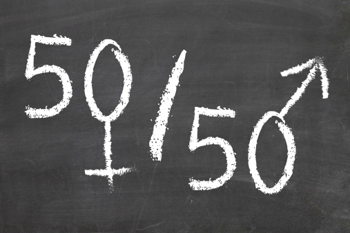gender equal opportunity or representation on blackboard