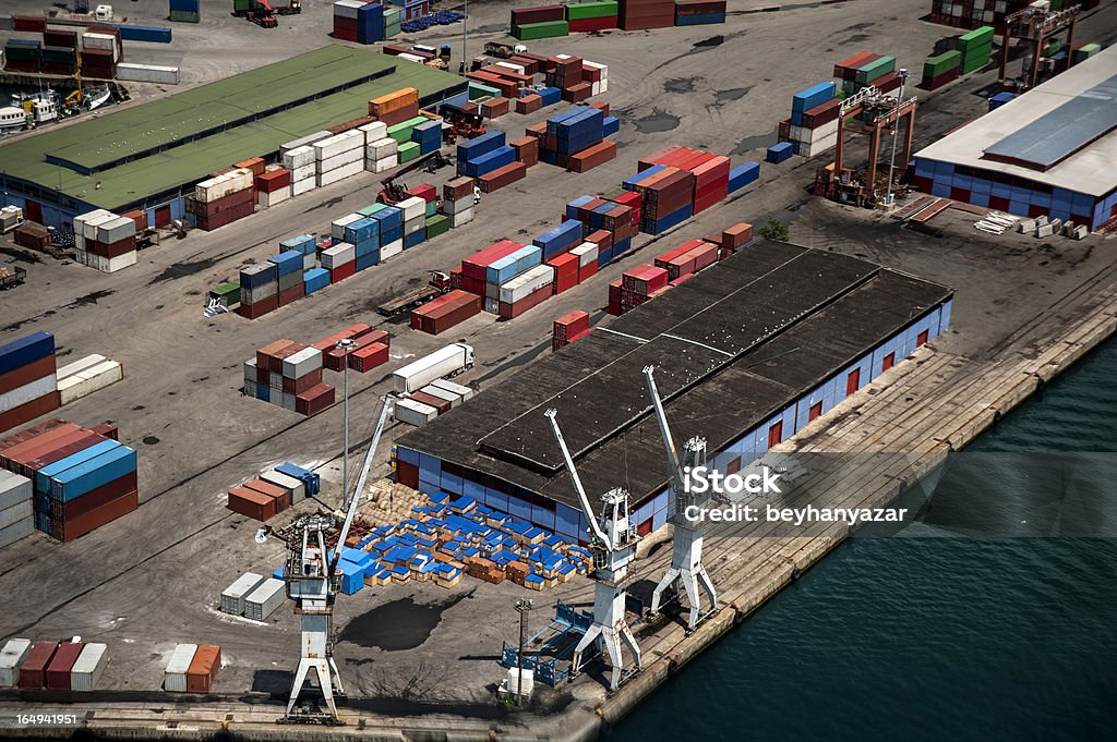 Container Port - Photo de Affaires libre de droits