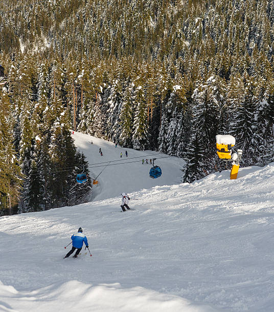 istock Downhill skiing in sunny day 164947146