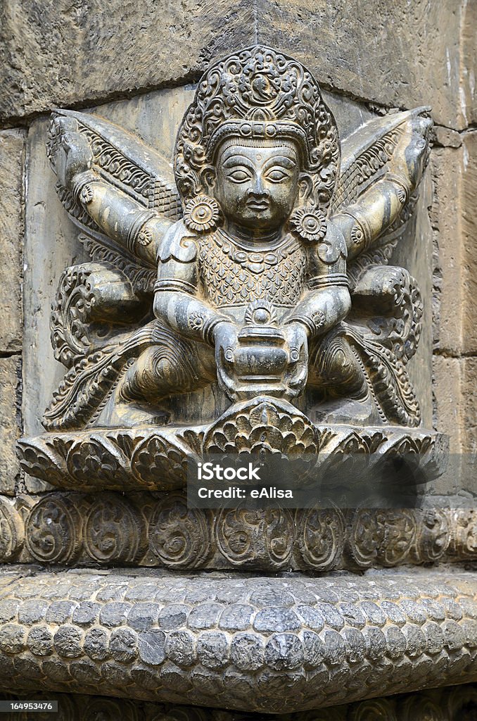 Antigua estatua hindú - Foto de stock de Diablo libre de derechos