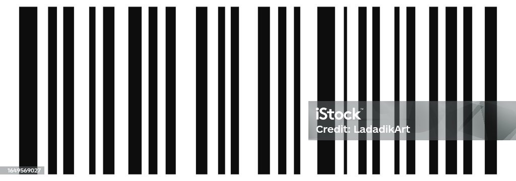 Bar Code Linear Template Retail Coding Technology Stock Illustration ...