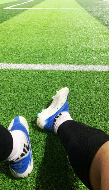 istock the playersoccer is resting outside the field 1649618636