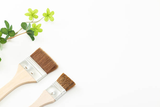 istock A brush for painting on a white background. 1649639925
