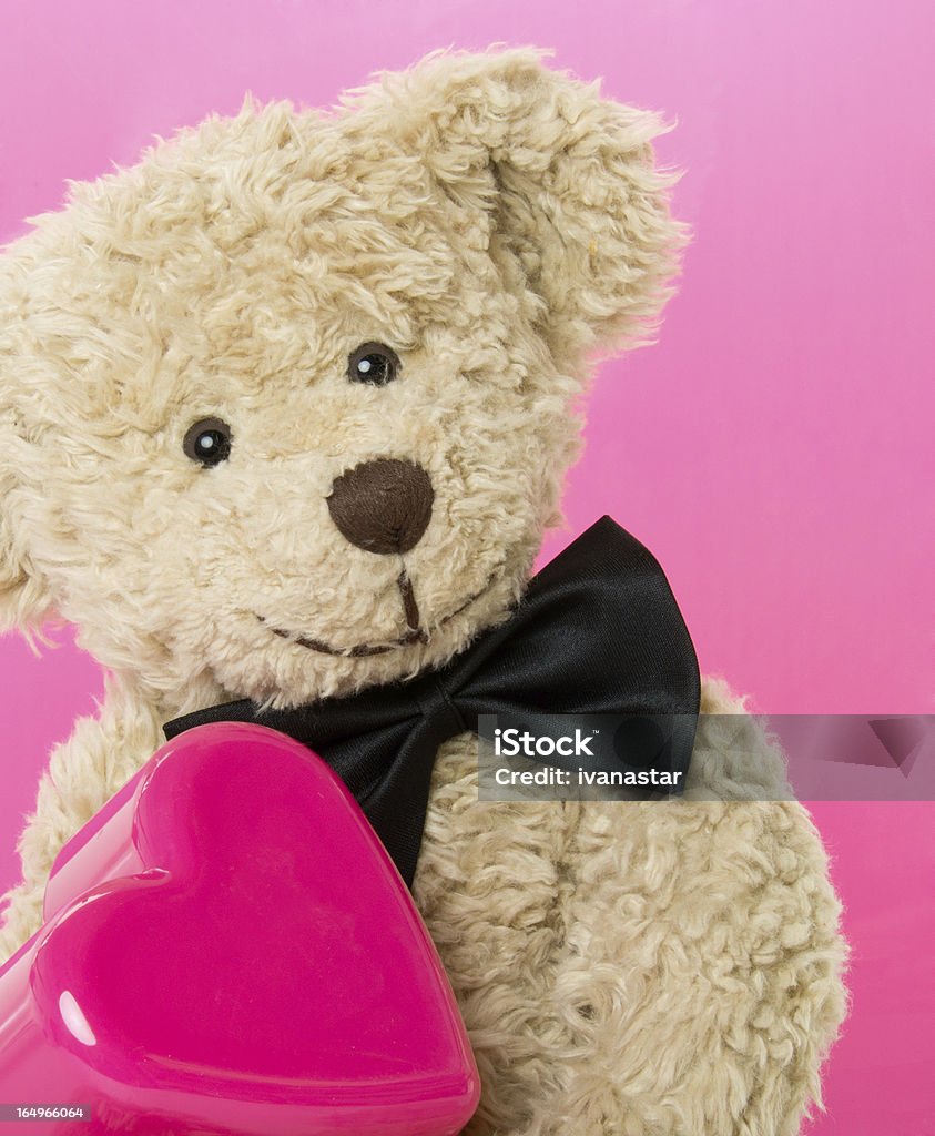 Osito de peluche de San Valentín amor - Foto de stock de Amor - Sentimiento libre de derechos