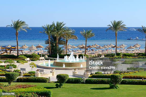 噴水の近くにあるビーチでの高級ホテル - アウトドアチェアのストックフォトや画像を多数ご用意 - アウトドアチェア, アフリカ, エジプト