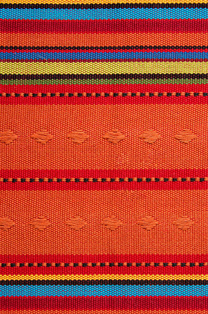 Textile Detail with Latin American Color Pattern