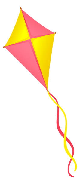 istock Flying kite. Color cartoon icon. Wind toy 1649668486
