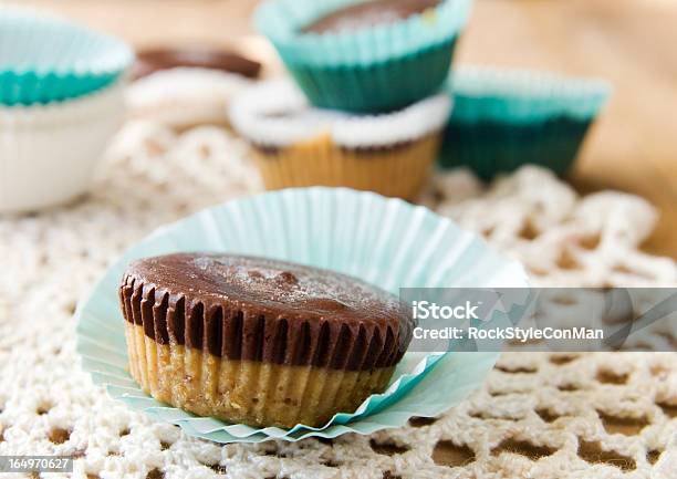 Peanut Butter Cups Stock Photo - Download Image Now - Chocolate, Peanut Butter, Brown