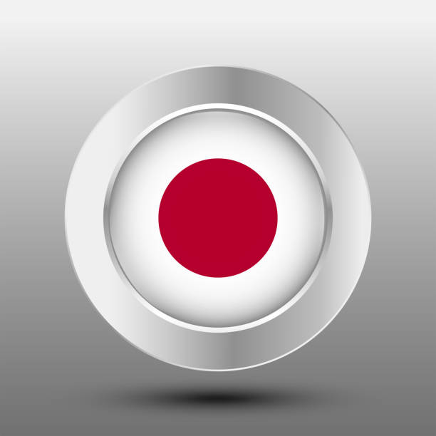 Japanese Round Button 70+ Japan Flag Button Background Stock Illustrations, Royalty-Free ...