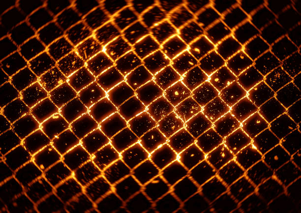 istock 3D illustration of a rusted metal fence with image effects 1649730027
